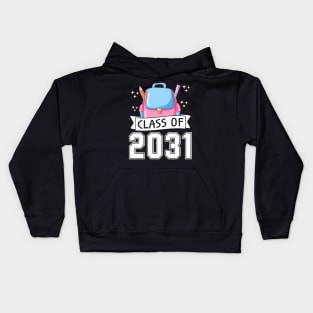 Class of 2031 Grow with me gift for kindergarten, preschool boys, girls and teachers Kids Hoodie